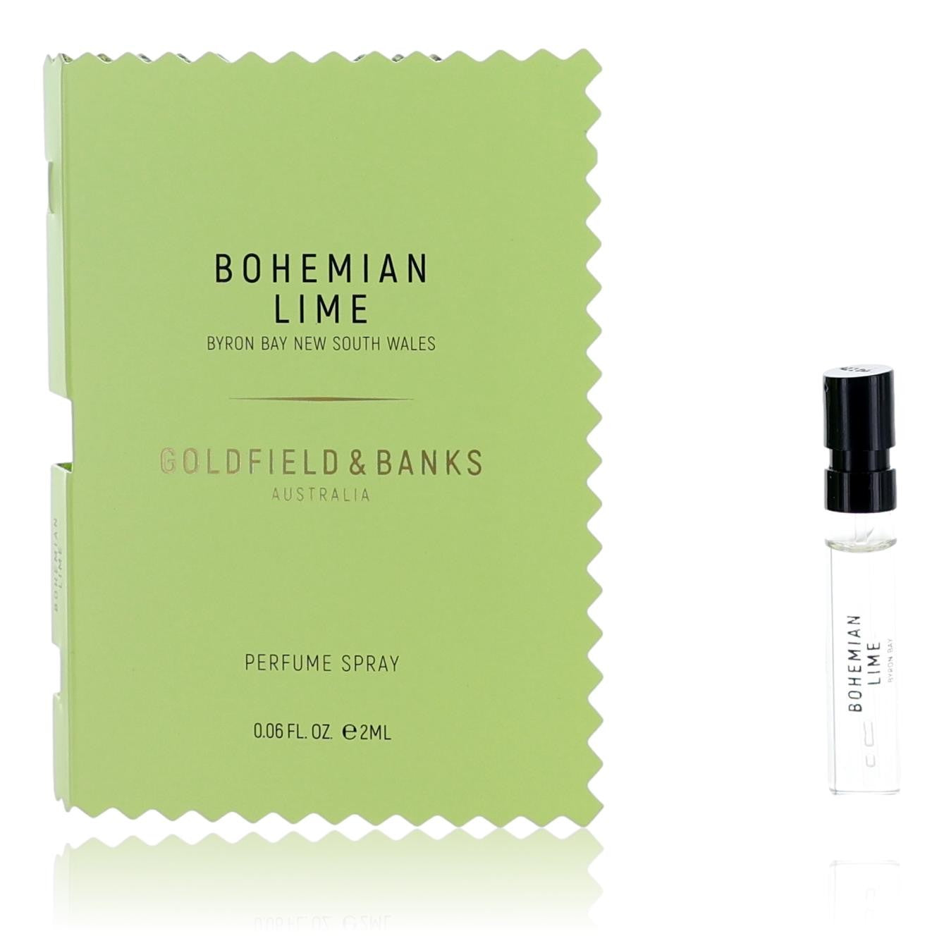 Bohemian Lime by Goldfield & Banks 0.06 oz Perfume Spray Perfume for Unisex Sample