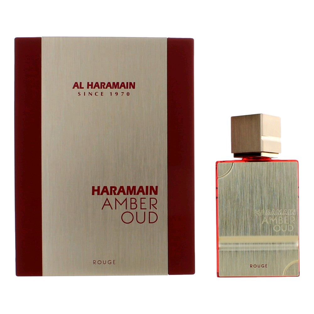Amber Oud Rouge by Al Haramain 2 oz Eau de Parfum Spray Perfume for Unisex