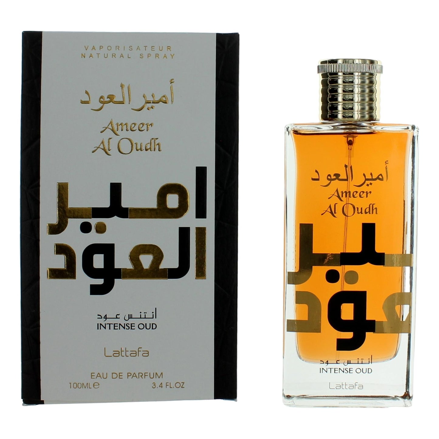 Ameer Al Oudh Intense Oud by Lattafa 3.4 oz Eau de Parfum Spray Perfume for Unisex