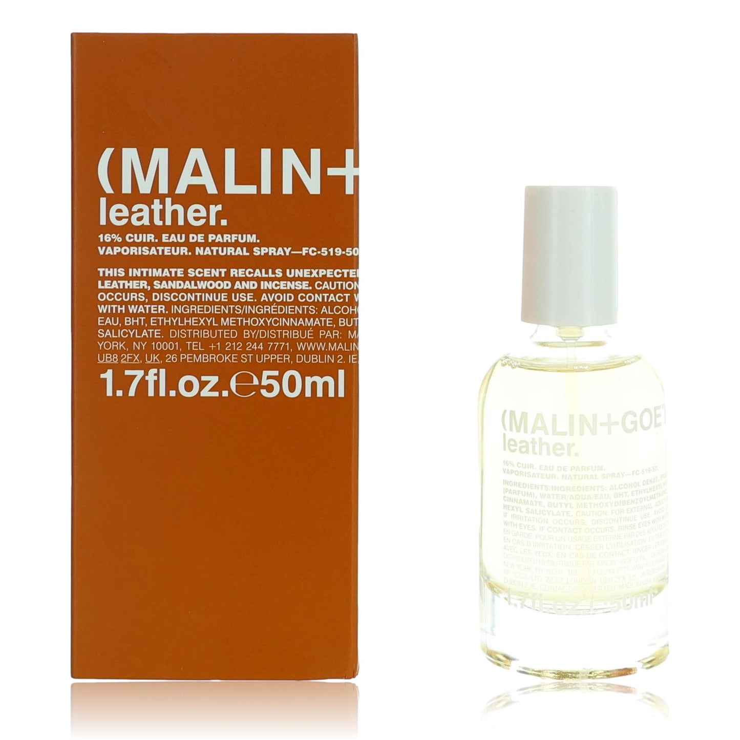 Malin & Goetz Leather by Malin & Goetz 1.7 oz Eau de Parfum Spray Perfume for Unisex