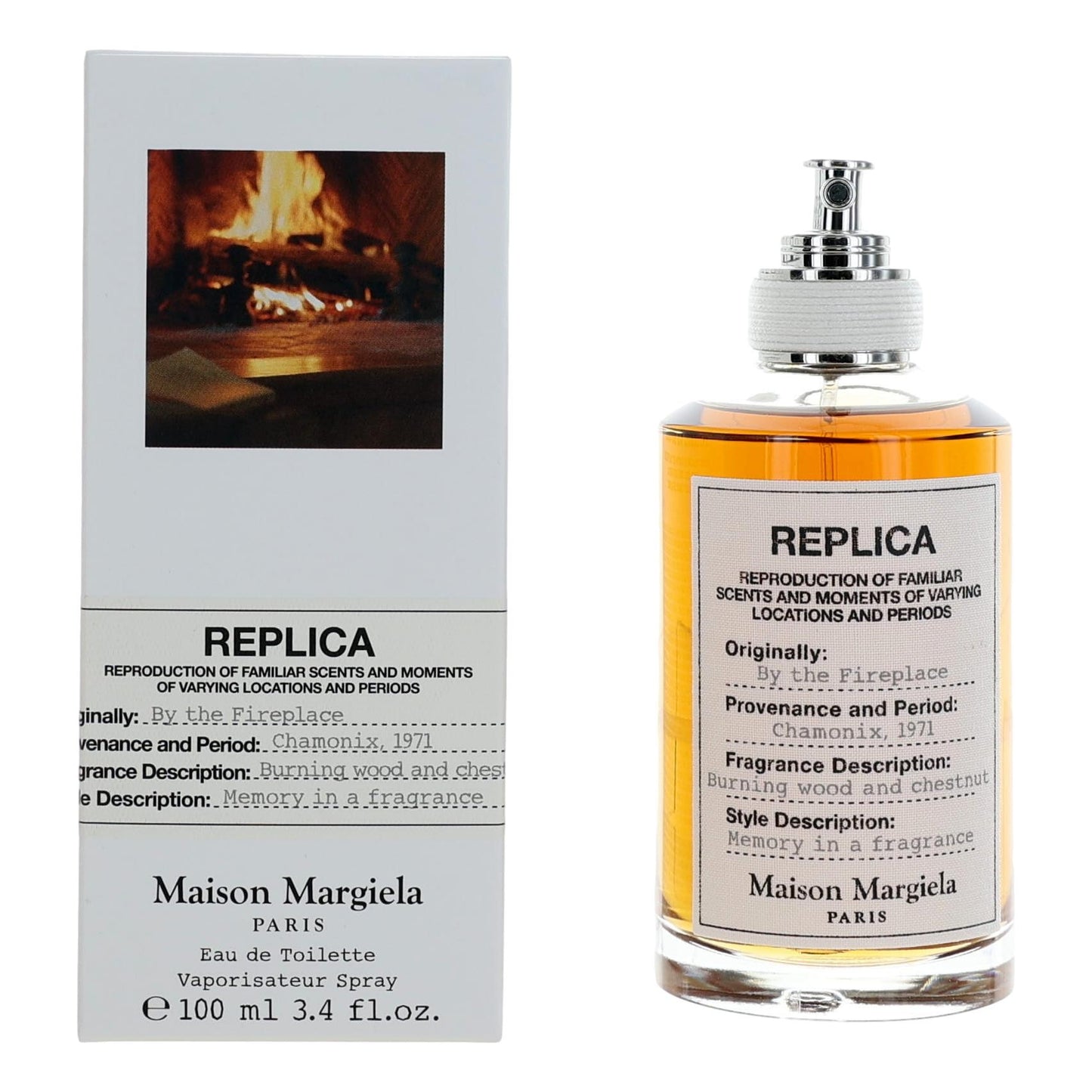 Replica By The Fireplace by Maison Margiela 3.4 oz Eau de Toilette Spray Perfume for Unisex