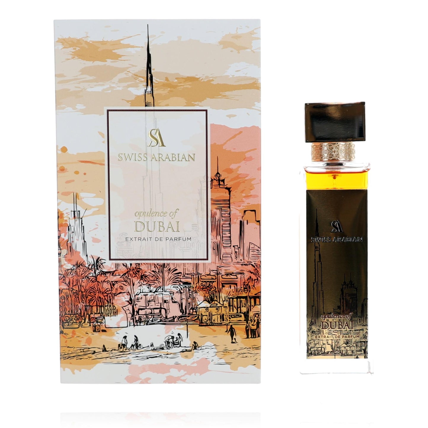 Opulence of Dubai by Swiss Arabian 3.4 oz Extrait De Parfum Spray Perfume for Unisex