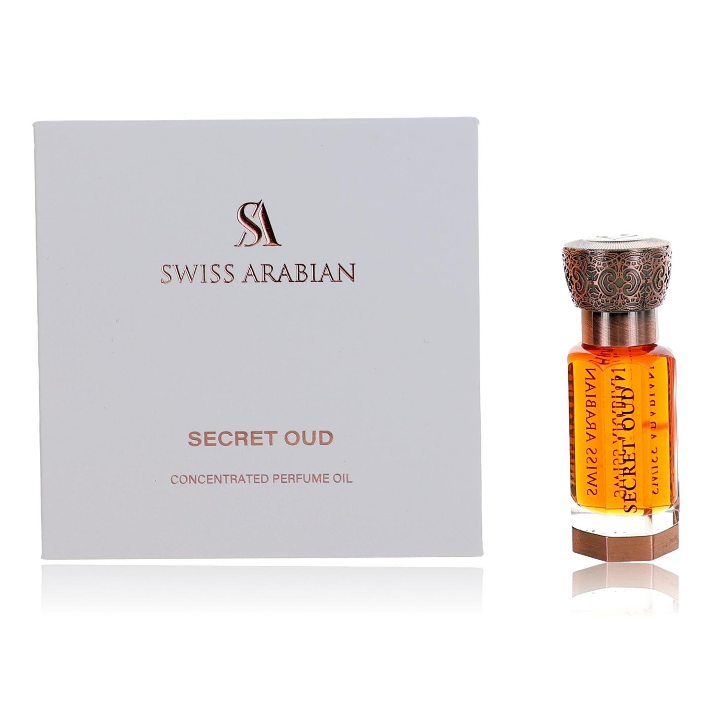 Secret Oud by Swiss Arabian 0.4 oz Concentrated Perfume Oil for Unisex