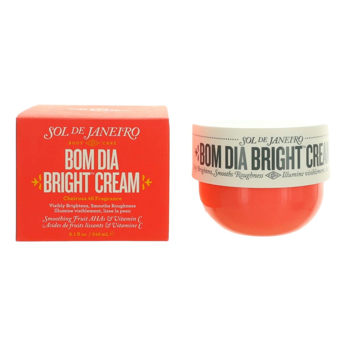 Bom Dia Bright Cream by Sol De Janeiro 8 oz Body Cream