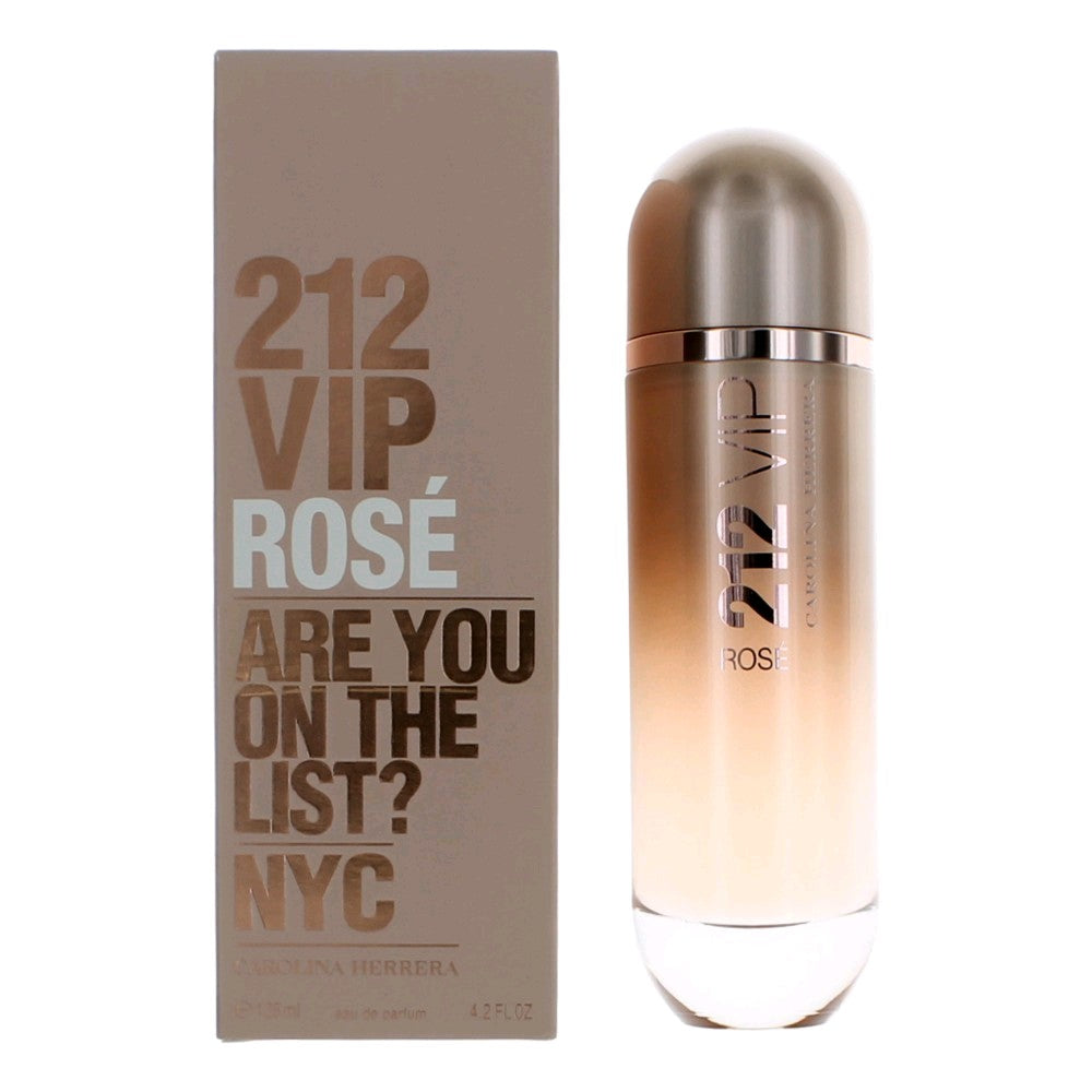 212 VIP Rose by Carolina Herrera 4.2 oz Eau de Parfum Spray Perfume for Women