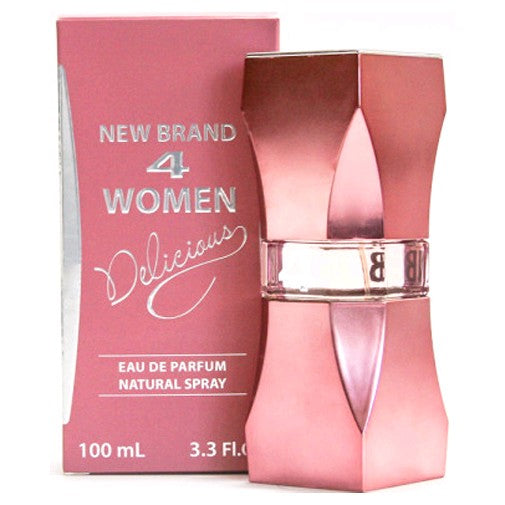 4 Women Delicious by New Brand 3.3 oz Eau de Parfum Spray Perfume for Women