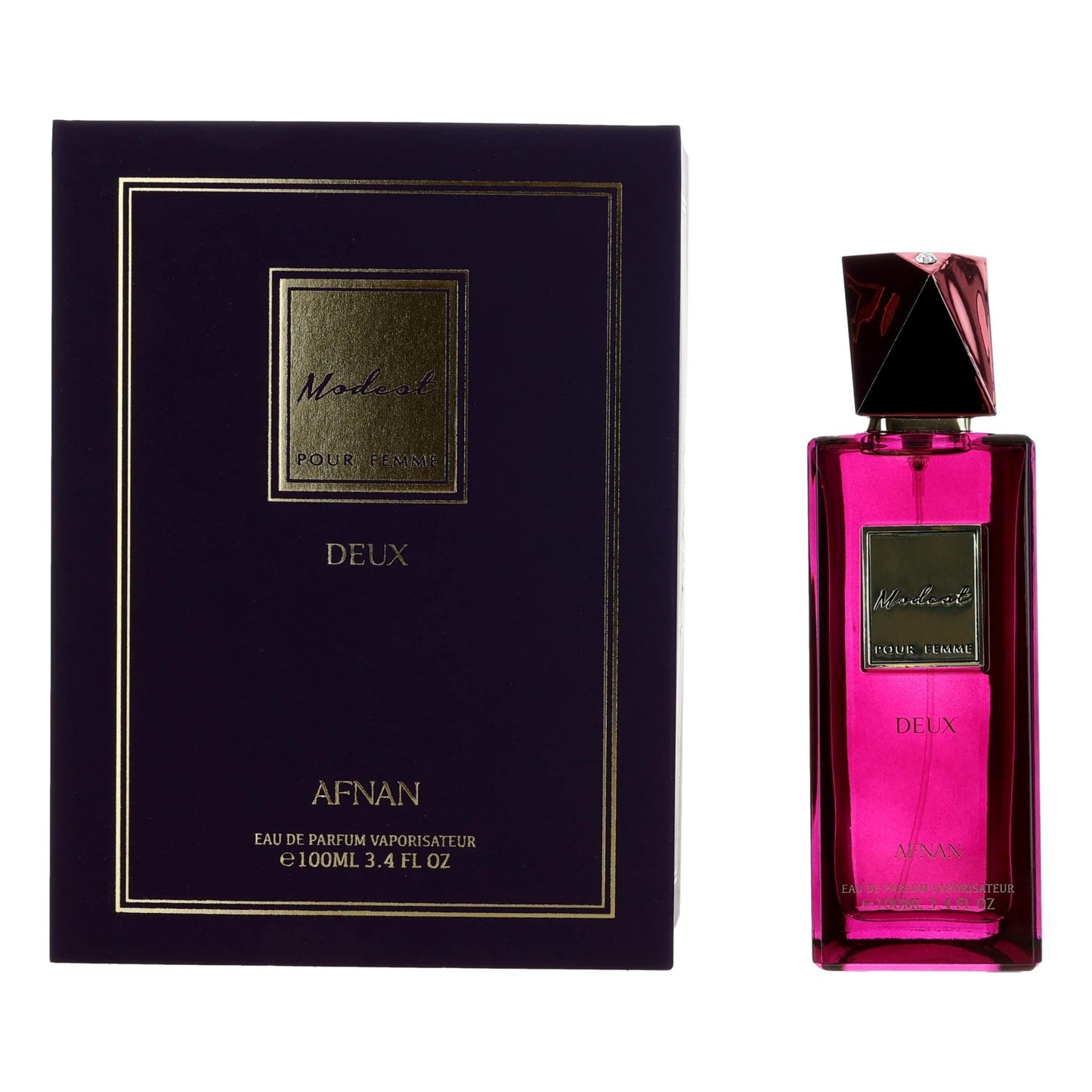 Modest Deux by Afnan 3.4 oz Eau de Parfum Spray Perfume for Women
