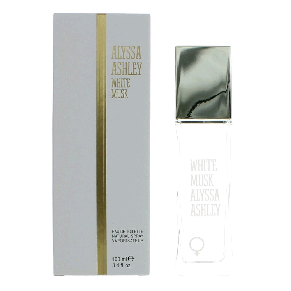 White Musk by Alyssa Ashley 3.4 oz Eau de Toilette Spray Perfume for Women