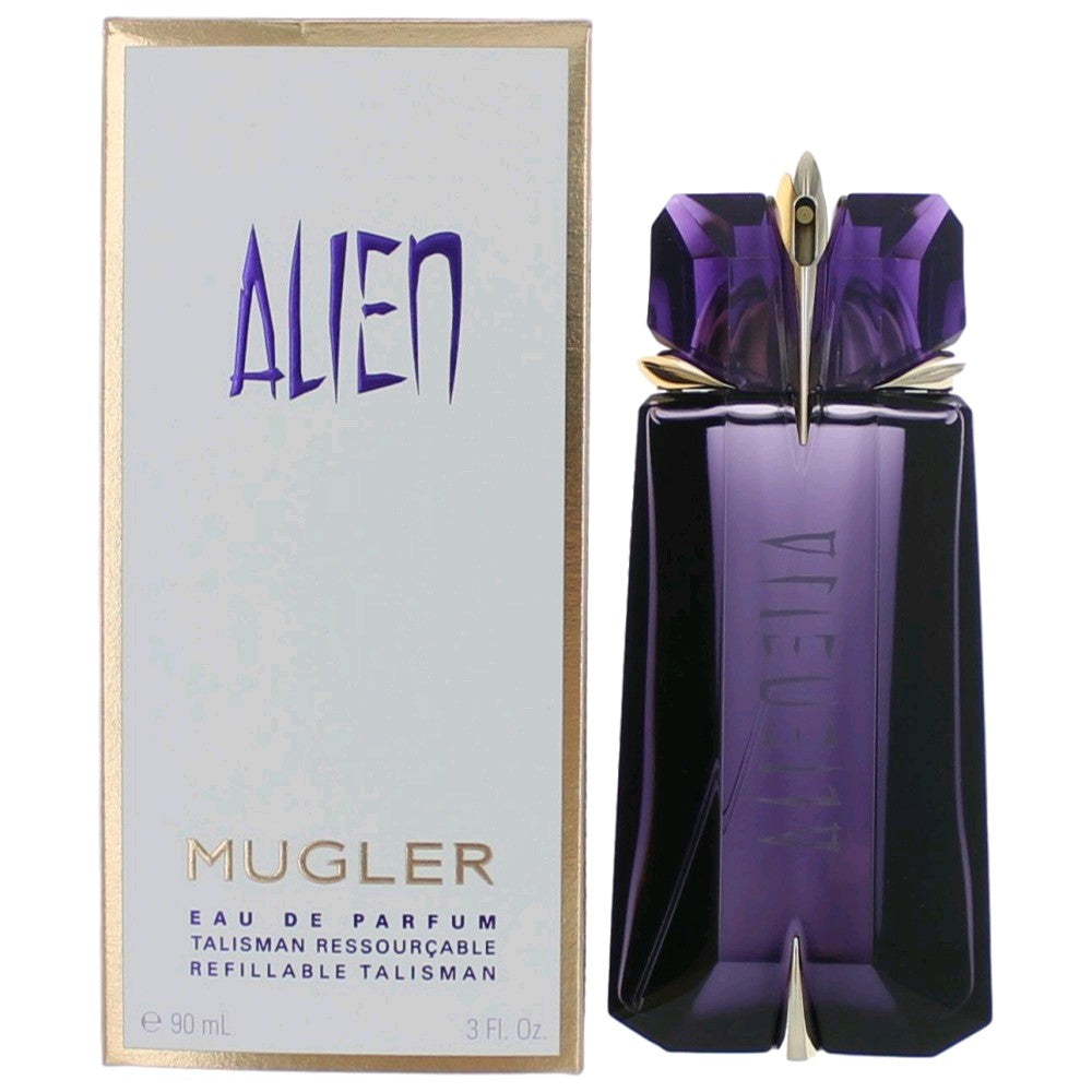 Alien by Thierry Mugler 3 oz Eau de Parfum Spray Perfume for Women Refillable