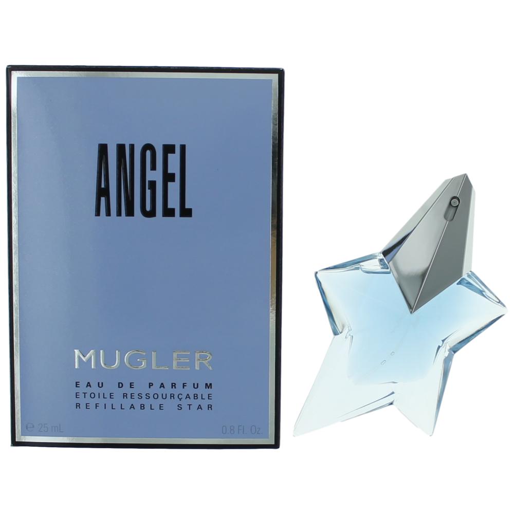 Angel by Thierry Mugler 0.8 oz Eau de Parfum Spray Refillable Perfume for Women