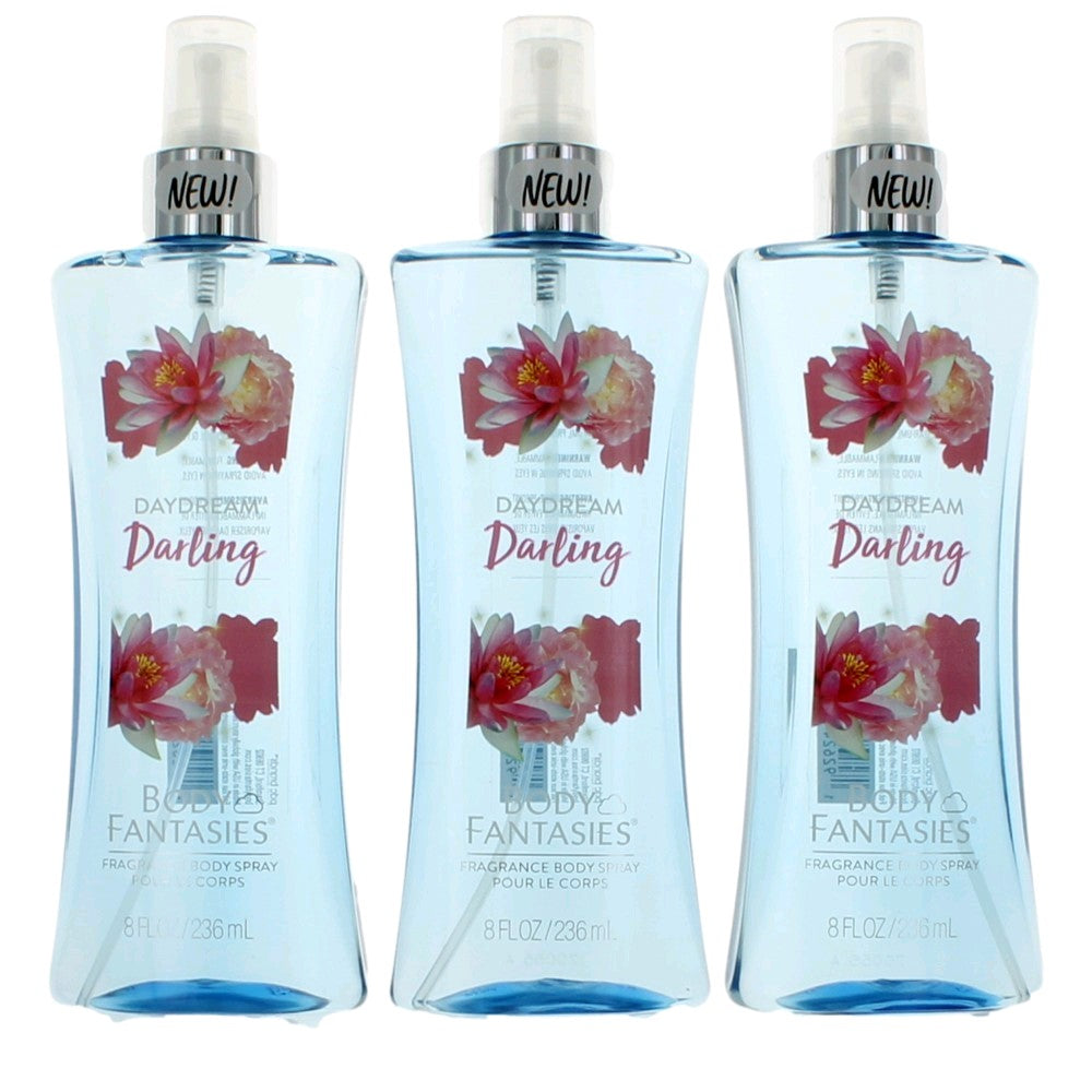Daydream Darling by Body Fantasies 3 Pack 8 oz Fragrance Body Spray for Women