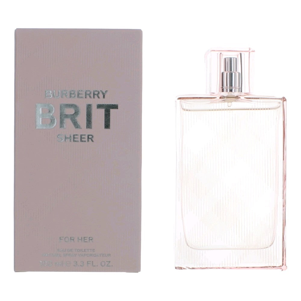 Brit Sheer by Burberry 3.3 oz Eau de Toilette Spray Perfume for Women