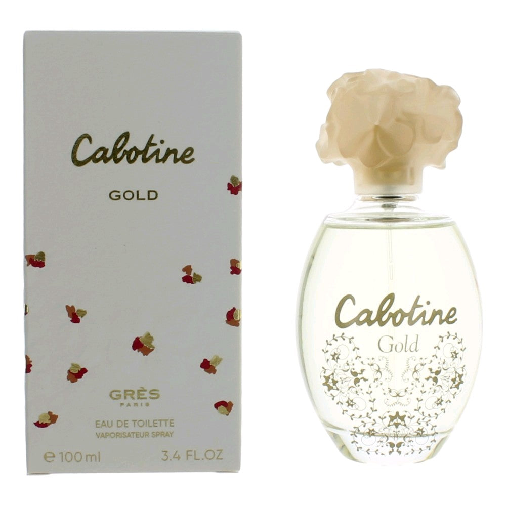 Cabotine Gold by Parfums Gres 3.4 oz Eau de Toilette Spray Perfume for Women