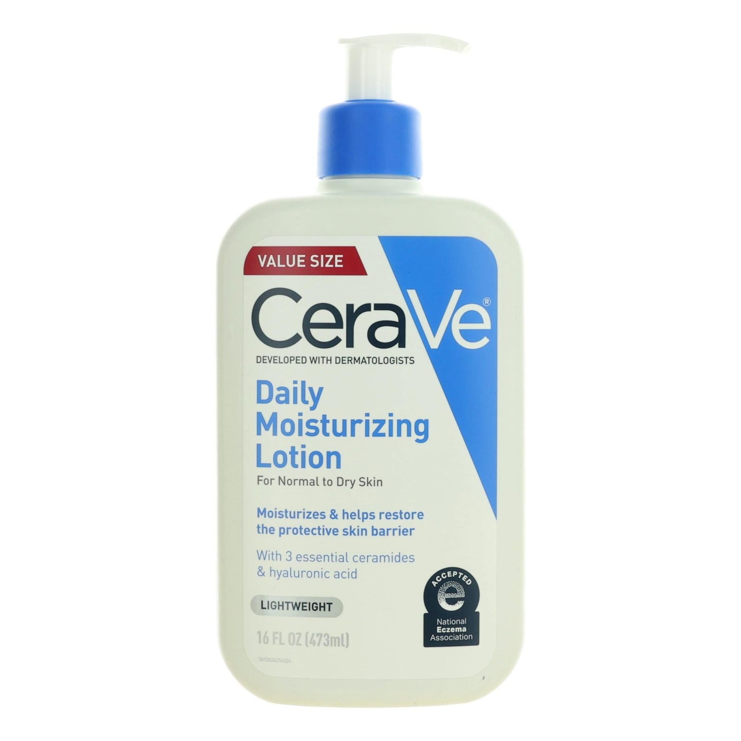 CeraVe Daily Moisturizing Lotion 16 oz Face & Body Lotion for Normal to Dry Skin