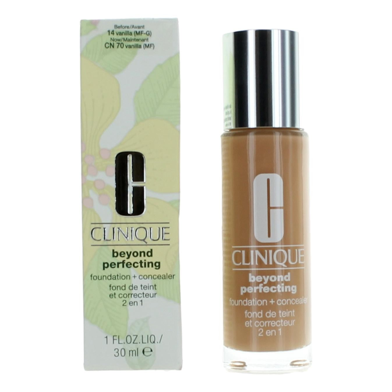Clinique Beyond Perfecting by Clinique 1 oz Foundation + Concealer- CN 70 Vanilla