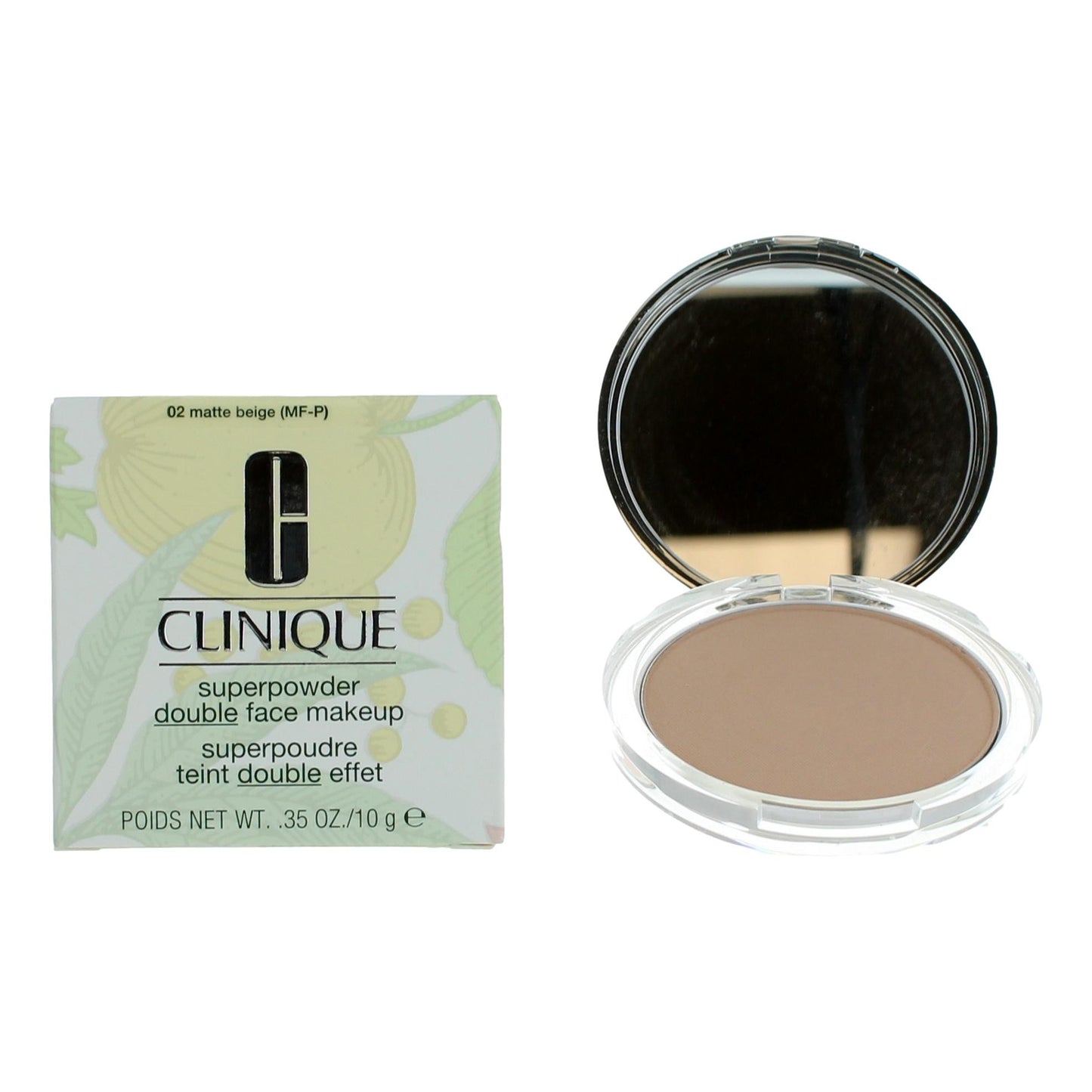 Clinique Superpowder Double Face Makeup by Clinique .35 oz Face Powder- 02 Matte Beige