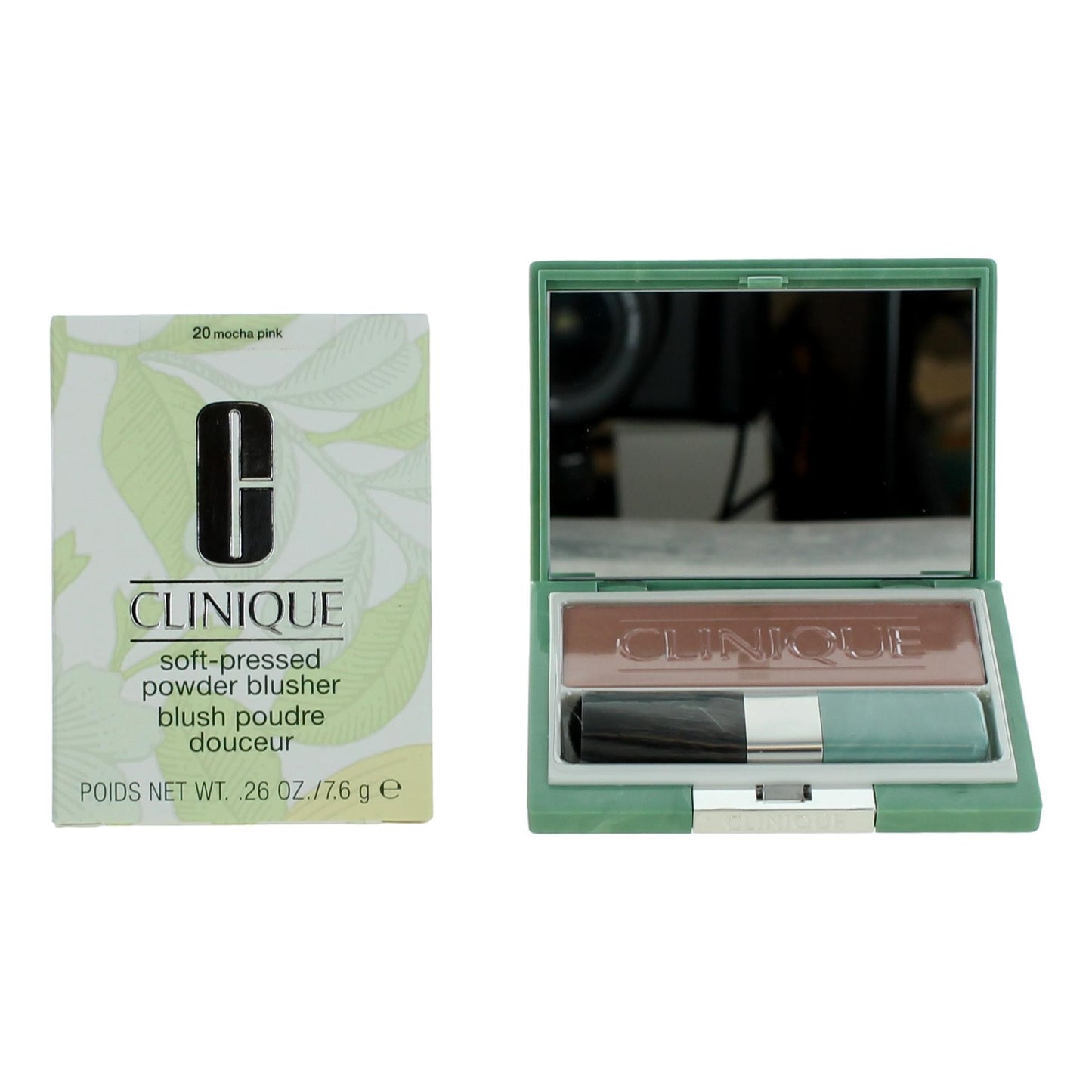 Clinique Soft-Pressed Powder Blusher by Clinique .26 oz Blush- 20 Mocha Pink