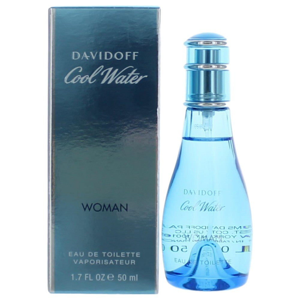 Cool Water by Davidoff 1.7 oz Eau de Toilette Spray Perfume for Women