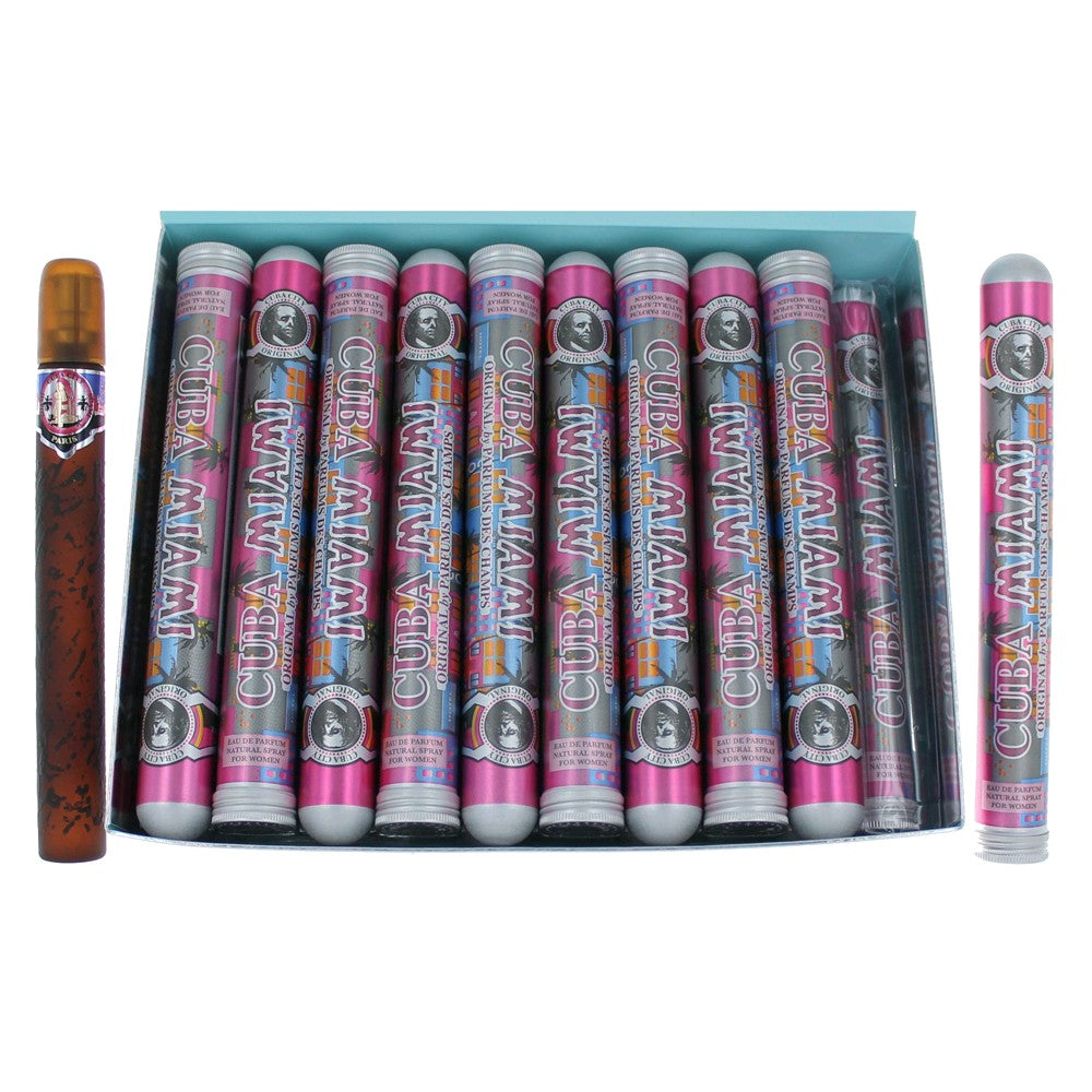 Cuba City Miami by Cuba 1.17 oz Eau de Parfum for Women. Pack of 20