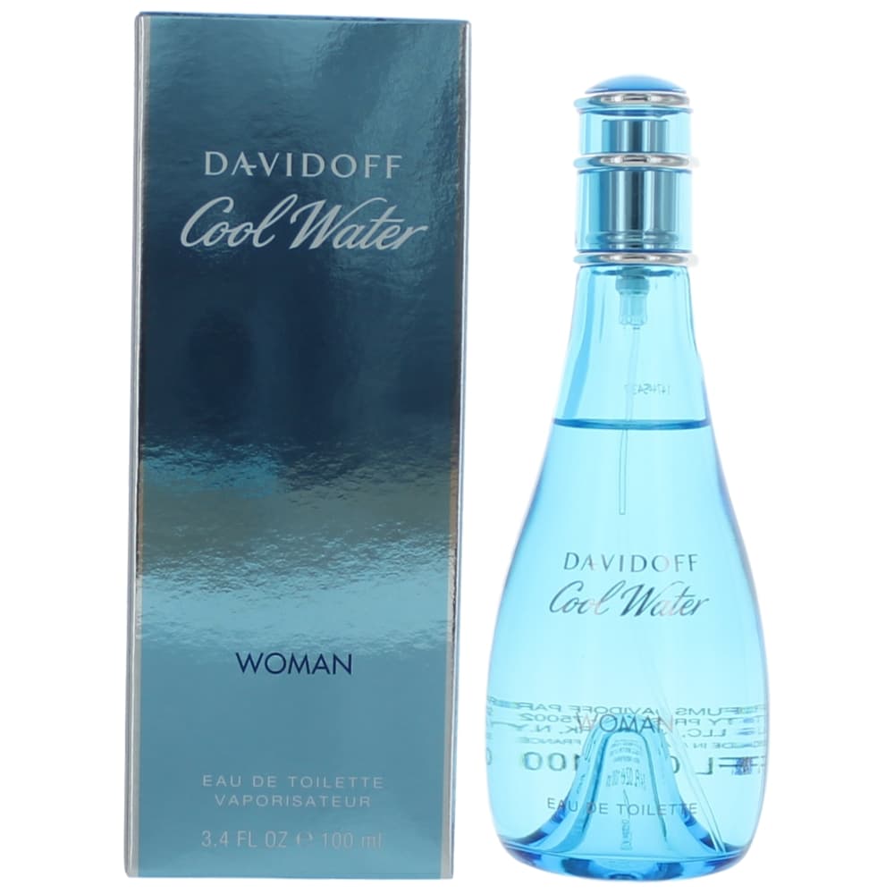 Cool Water by Davidoff 3.4 oz Eau de Toilette Spray Perfume for Women