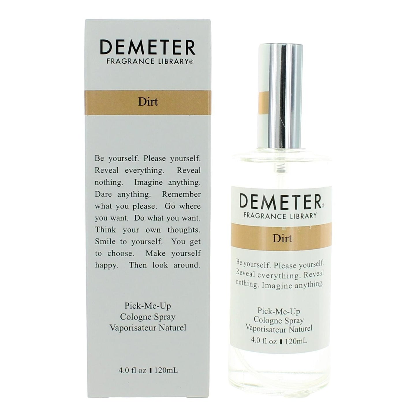 Dirt by Demeter 4 oz Pick-Me-Up Cologne Spray Perfume for Unisex