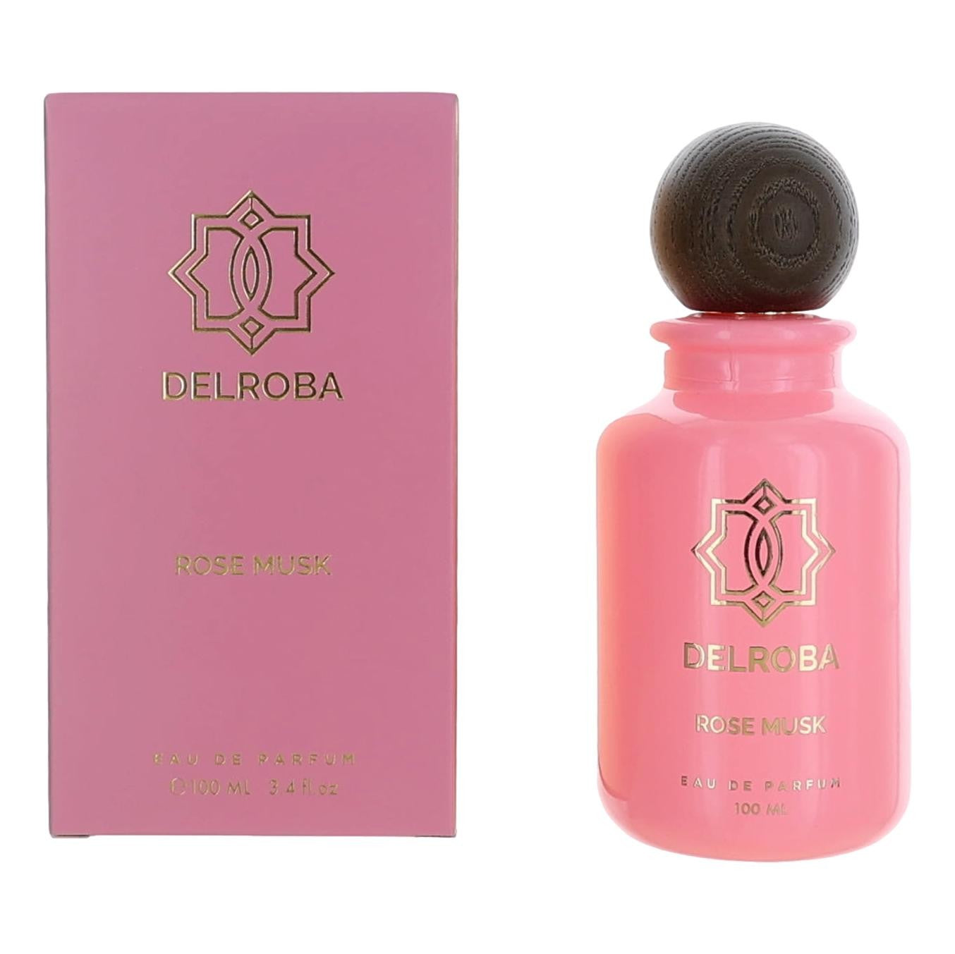 Delroba Rose Musk by Delroba 3.4 oz Eau de Parfum Spray Perfume for Women