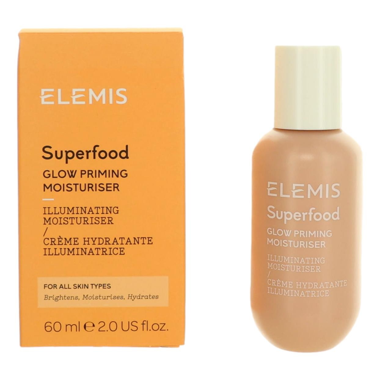 Elemis Superfood Glow Priming Moisturiser 2 oz Illuminating Moisturiser