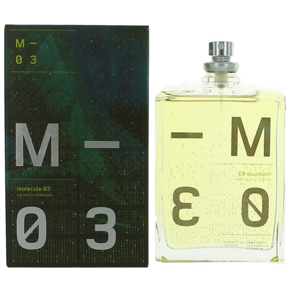 Molecule 03 by Escentric Molecules 3.5 oz Eau de Toilette Spray Perfume for Unisex