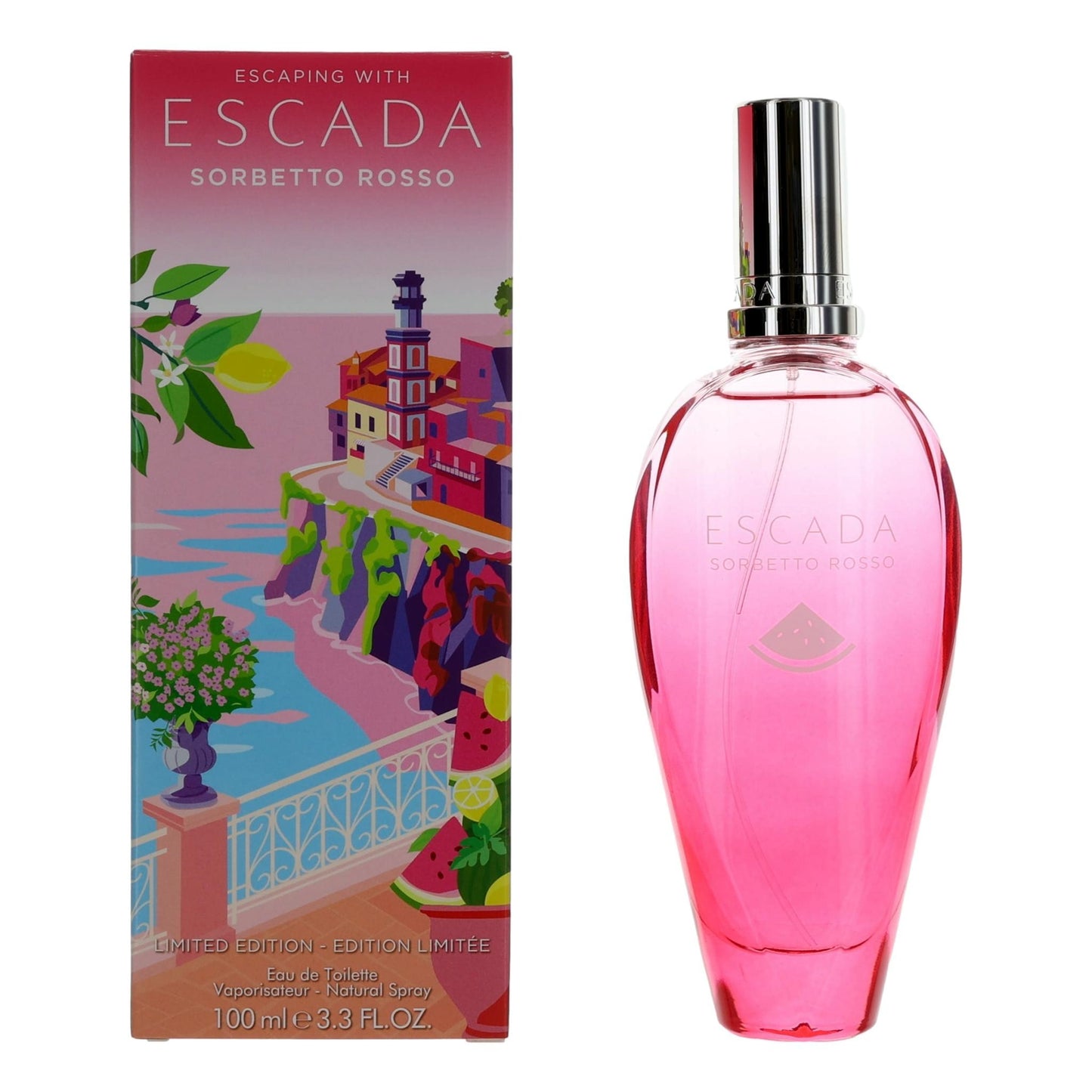 Escada Sorbetto Rosso by Escada 3.3 oz Eau de Toilette Spray Perfume for Women Limited Edition