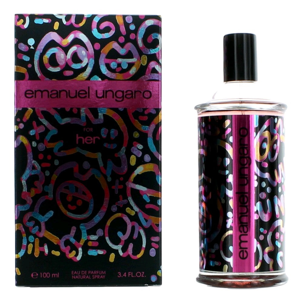 Emanuel Ungaro For Her by Emanuel Ungaro 3.4 oz Eau de Parfum Spray Perfume for Women