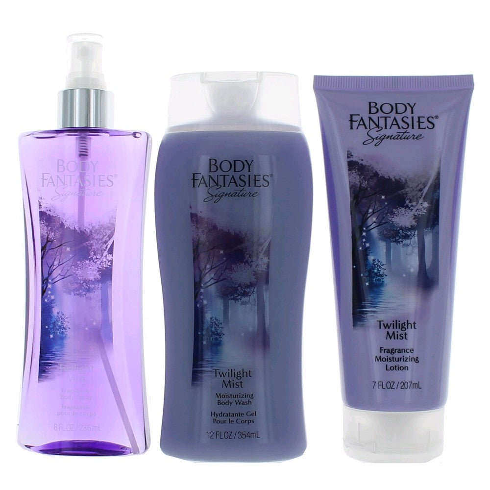 Twilight Mist by Body Fantasies 3 Piece Set for Women