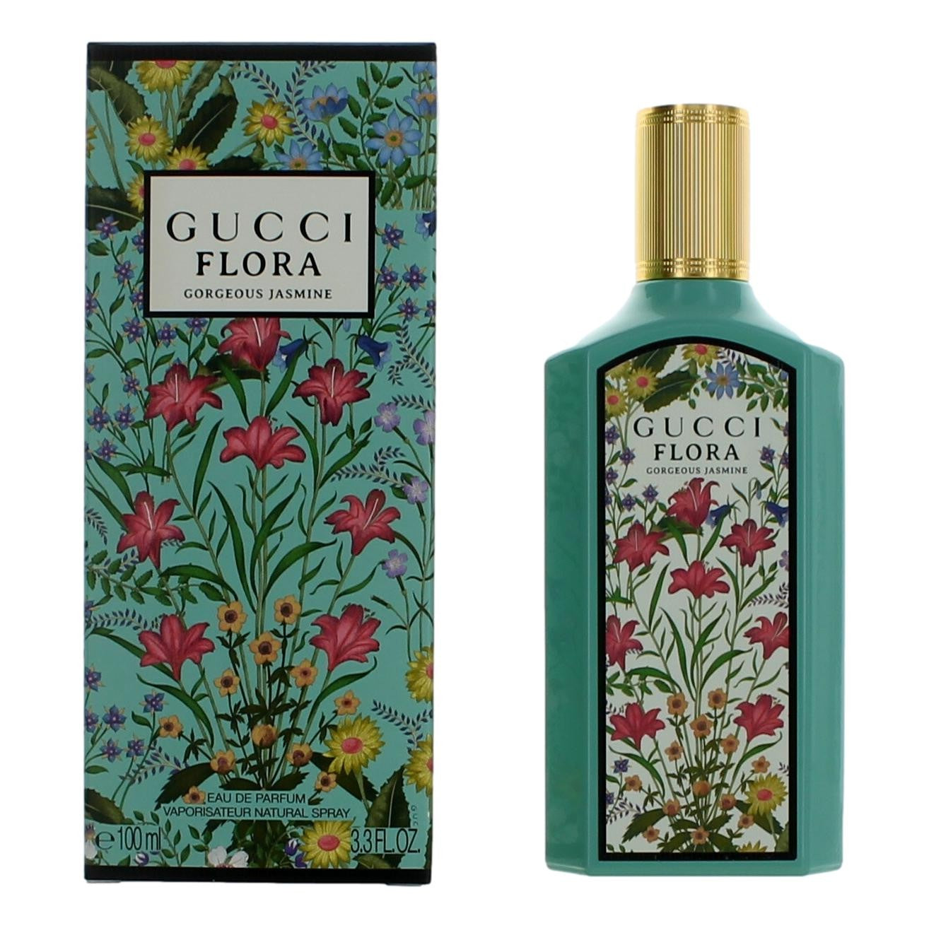 Flora Gorgeous Jasmine by Gucci 3.3 oz Eau de Parfum Spray Perfume for Women