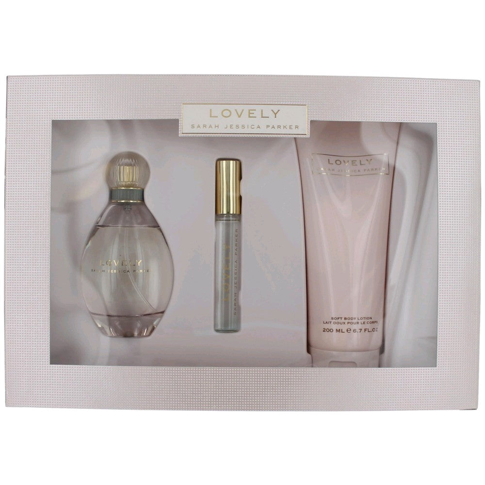 Lovely by Sarah Jessica Parker 3 Piece Gift Set Women with Rollerball