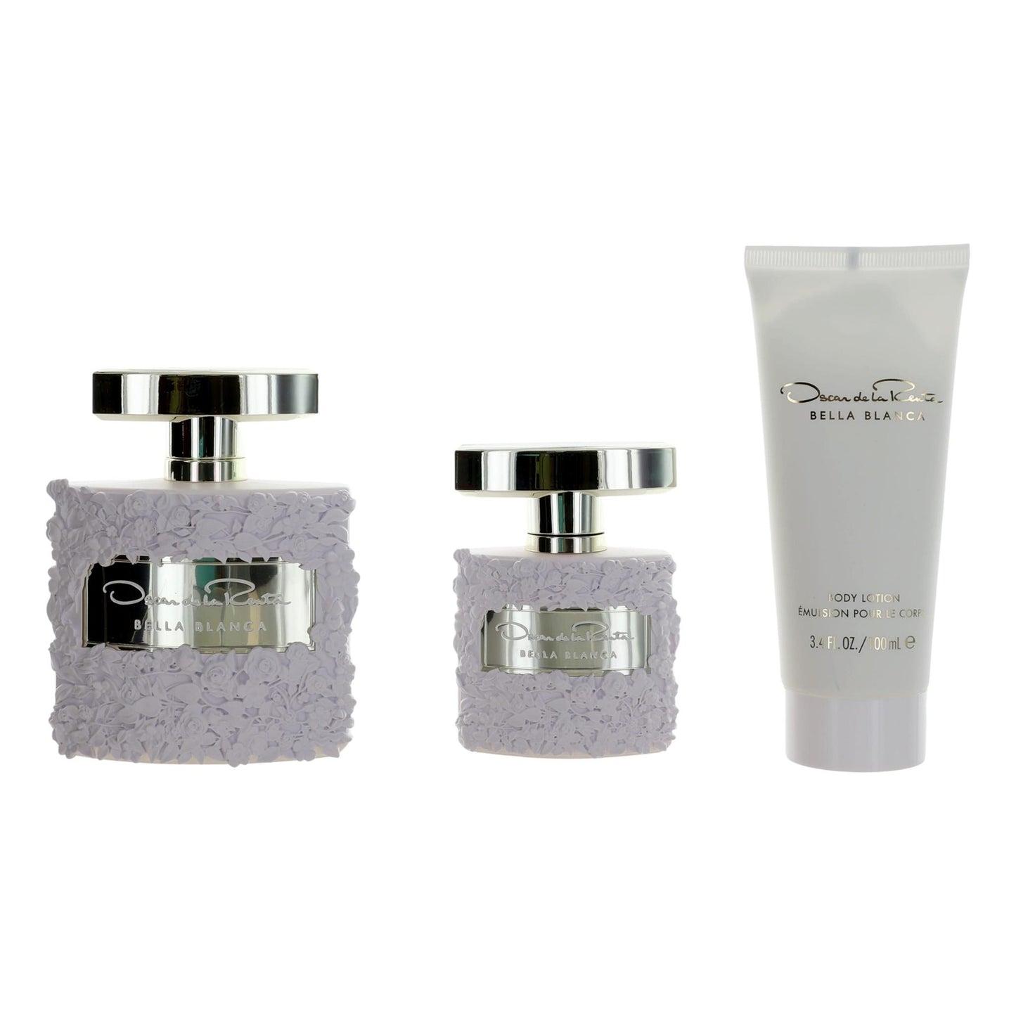 Bella Blanca by Oscar De La Renta 3 Piece Gift Set for Women
