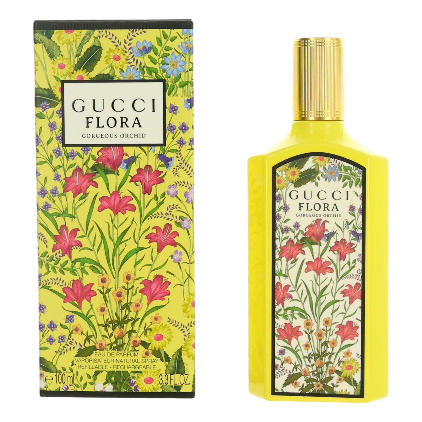 Flora Gorgeous Orchid by Gucci 3.3 oz Eau de Parfum Spray Perfume for Women
