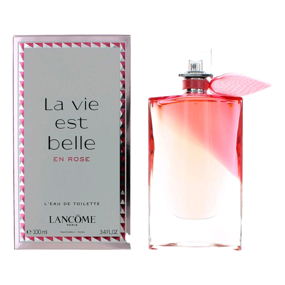 La Vie Est Belle En Rose by Lancome 3.4 oz Eau de Toilette Spray Perfume for Women