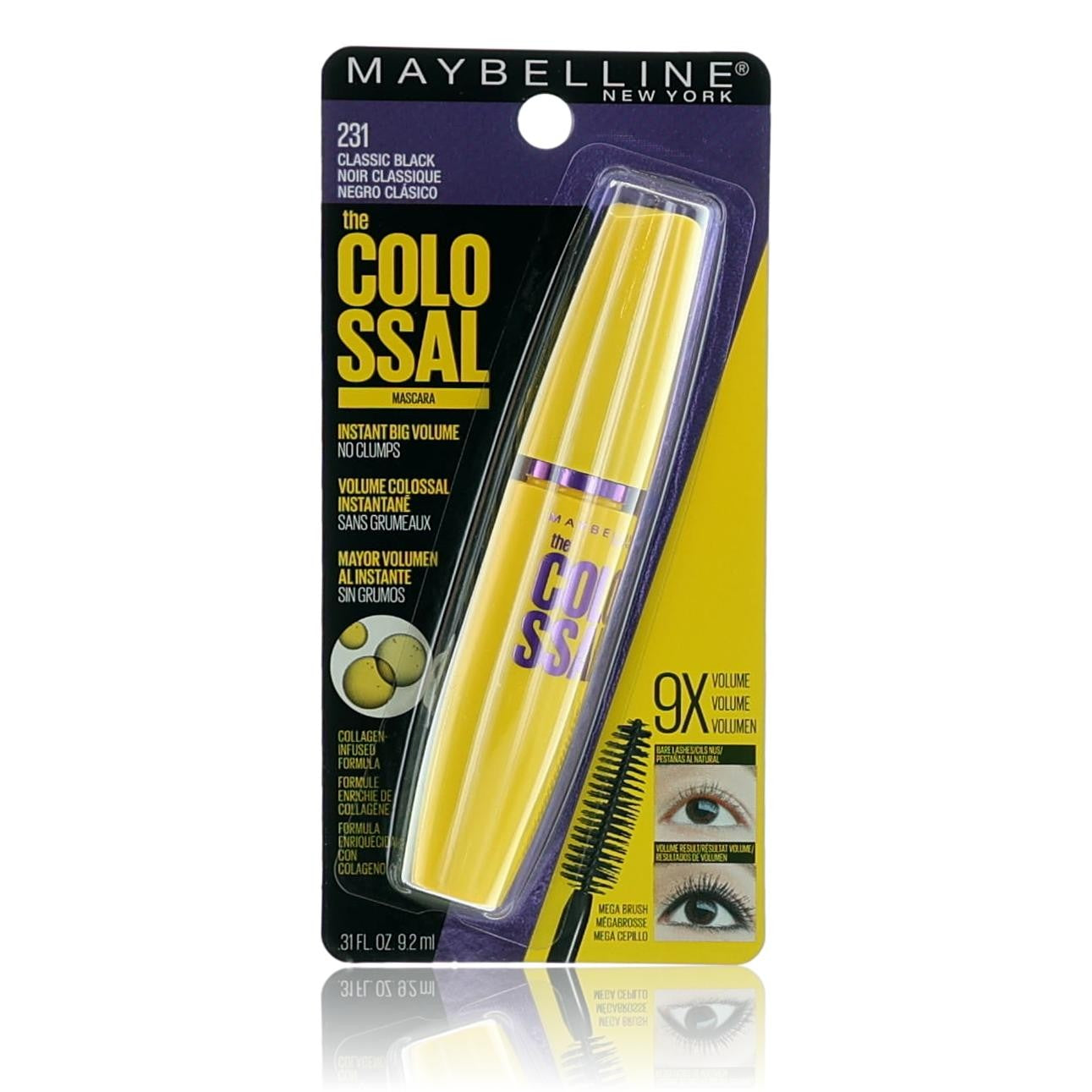 Maybelline The Colossal Mascara 0.31 oz Mascara - 231 Classic Black