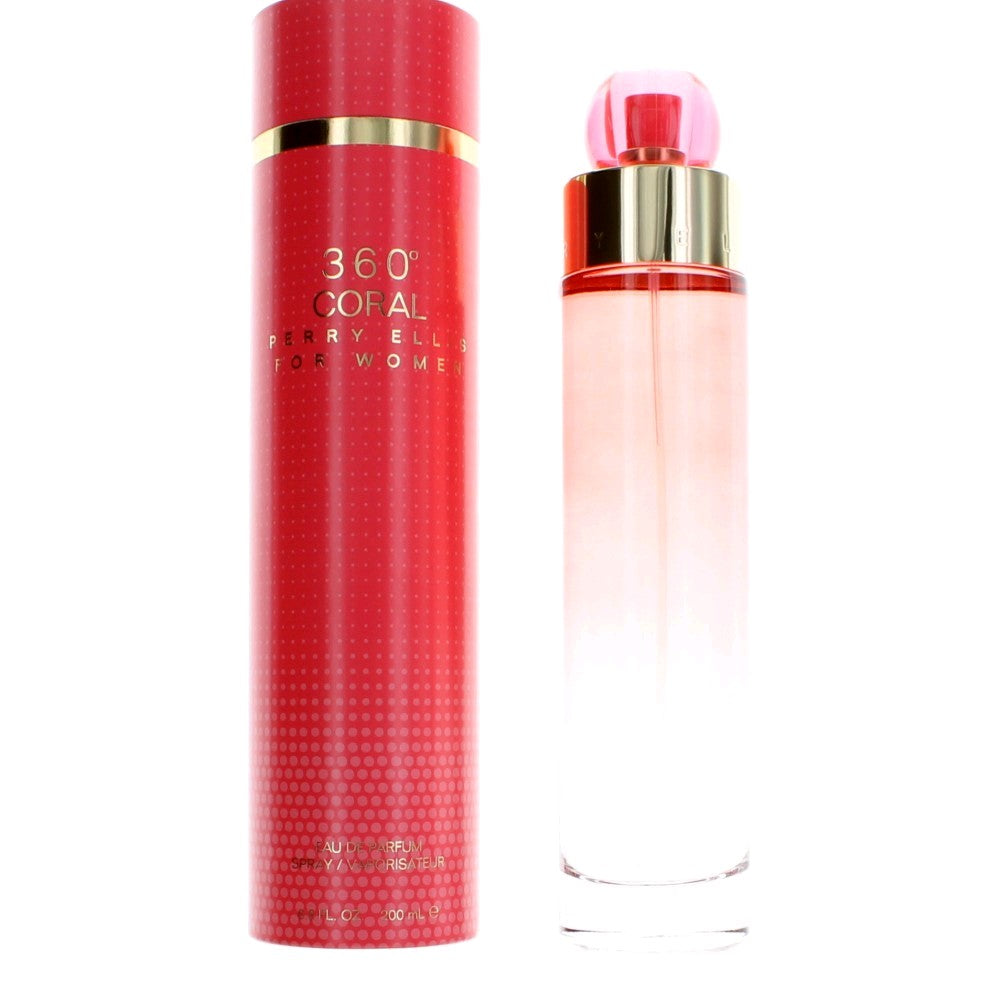 Perry Ellis 360 Coral by Perry Ellis 6.8 oz Eau de Toilette Spray Perfume for Women