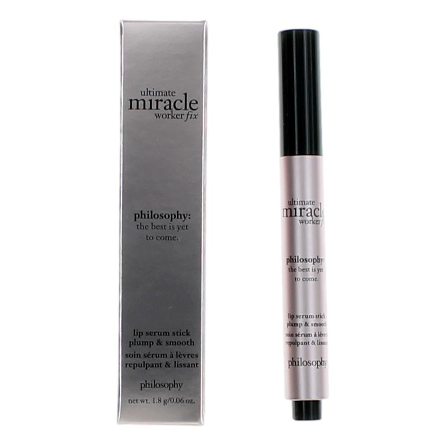 Ultimate Miracle Worker Fix by Philosophy 0.06 oz Lip Serum Stick for Unisex