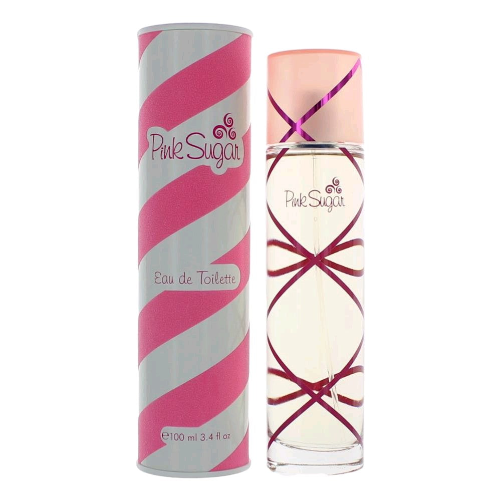 Pink Sugar by Aquolina 3.4 oz Eau de Toilette Spray Perfume for Women