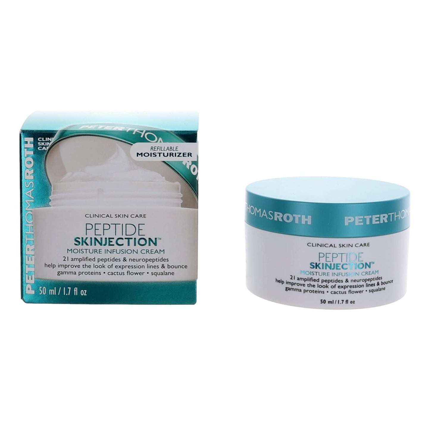 Peter Thomas Roth Peptide Skinjection 1.7 oz Refillable Moisture Infusion Cream