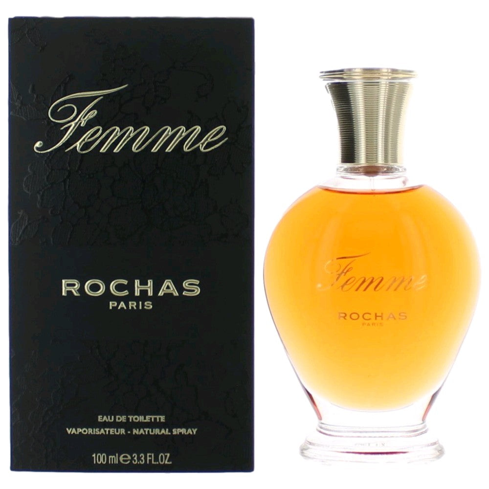 Femme by Rochas 3.3 oz Eau de Toilette Spray Perfume for Women