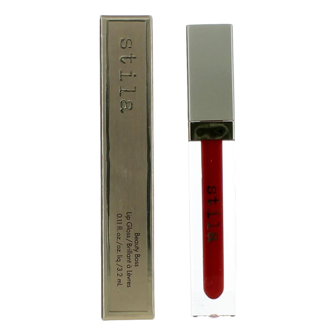 Stila Beauty Boss by Stila Beauty .11 oz Lip Gloss- In the Red