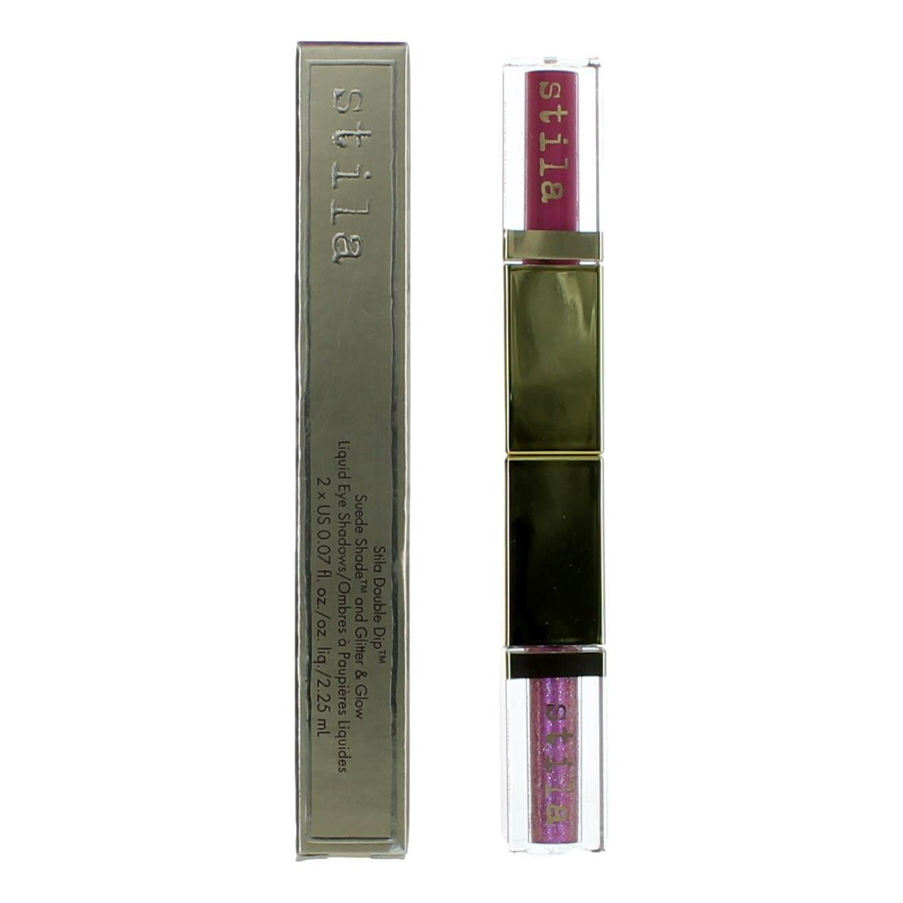 Stila Double Dip by Stila Beauty 2 x .07 oz Liquid Eye Shadows- Pink Martini