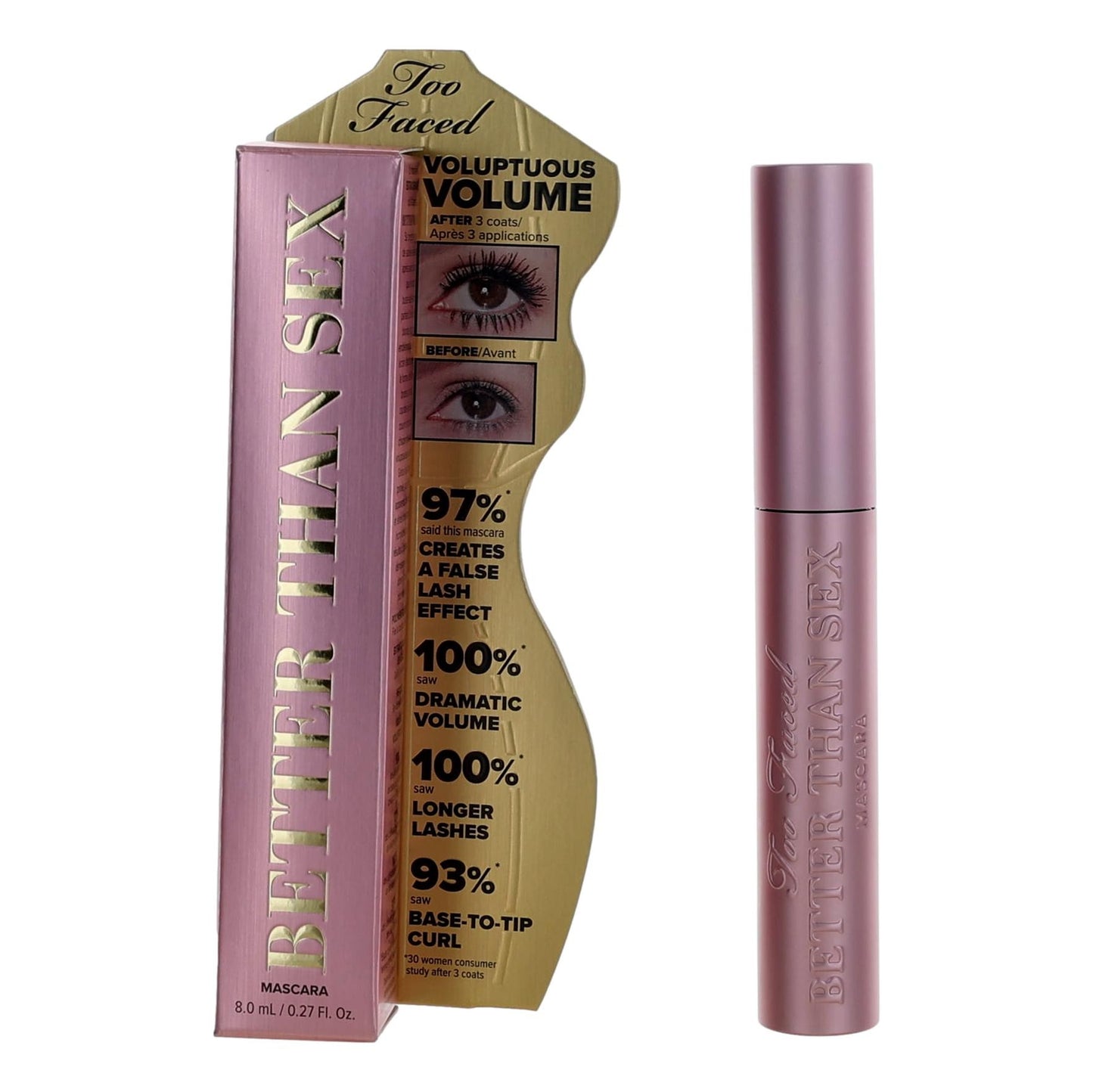 Too Faced Better Than Sex 0.27 oz Volumizing & Lengthening Mascara - Black