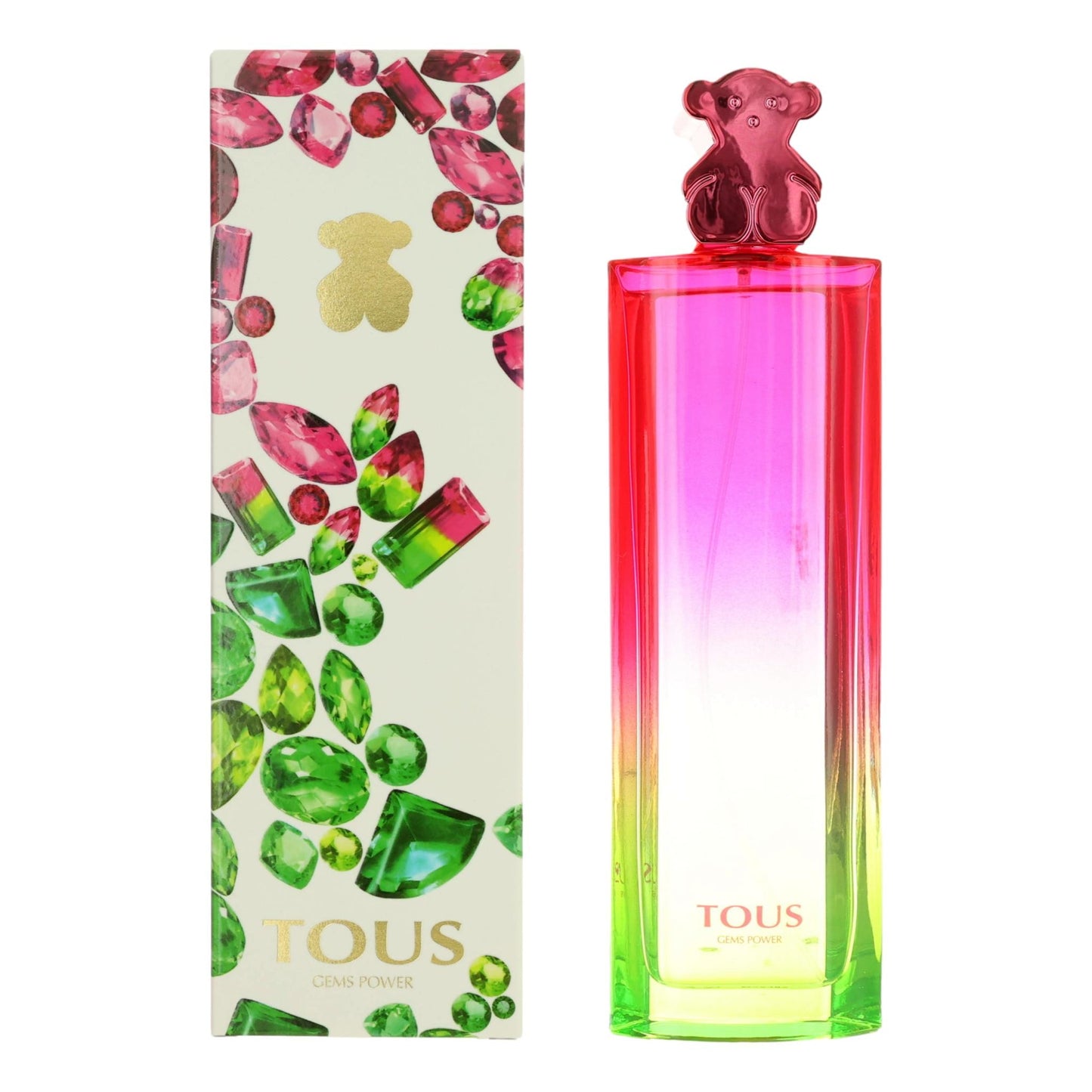 Tous Gems Power by Tous 3 oz Eau de Toilette Spray Perfume for Women