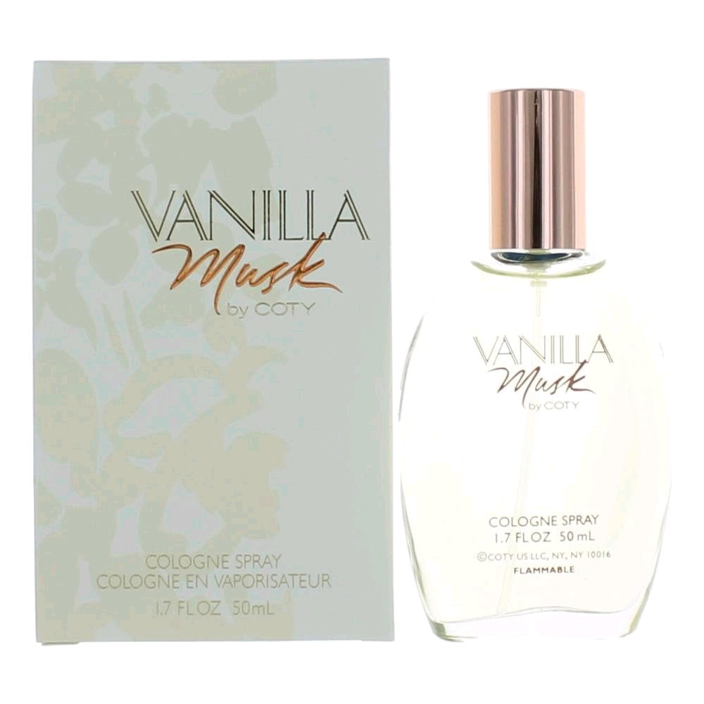 Vanilla Musk by Coty 1.7 oz Cologne Spray Perfume for Women