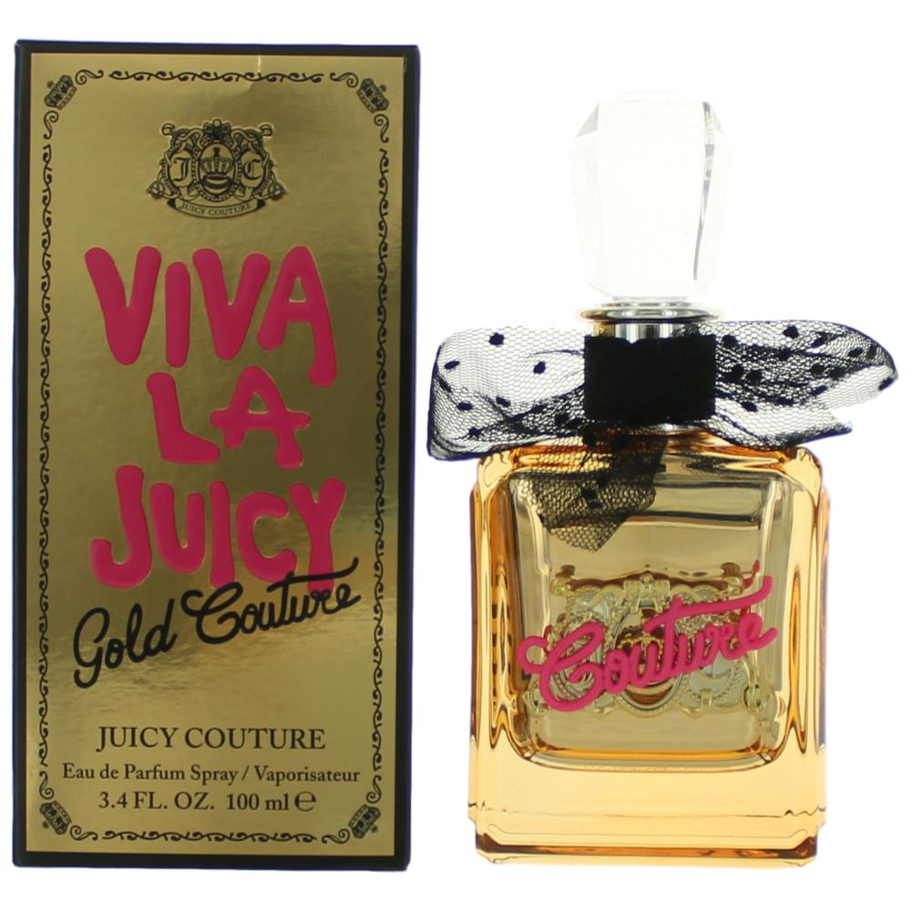 Viva La Juicy Gold Couture by Juicy Couture 3.4 oz Eau de Parfum Spray Perfume for Women