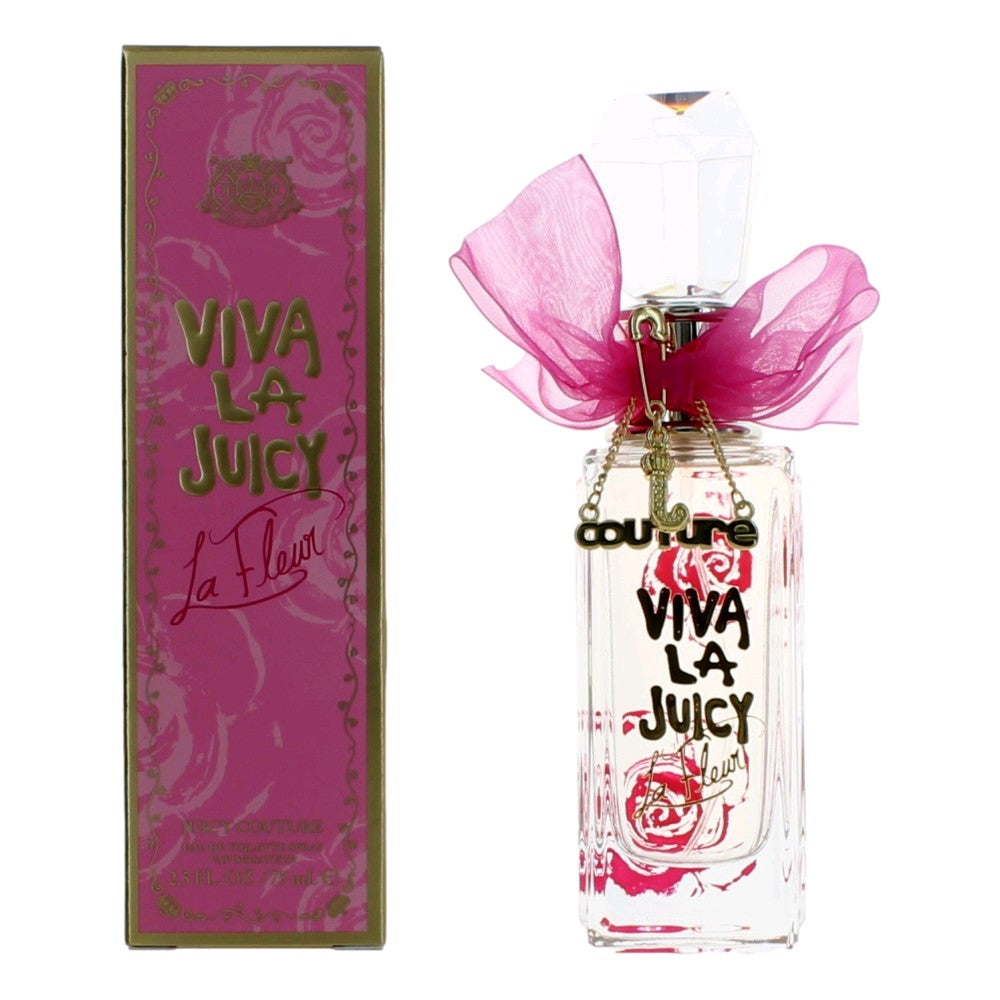 Viva La Juicy La Fleur by Juicy Couture 2.5 oz Eau de Toilette Spray Perfume for Women
