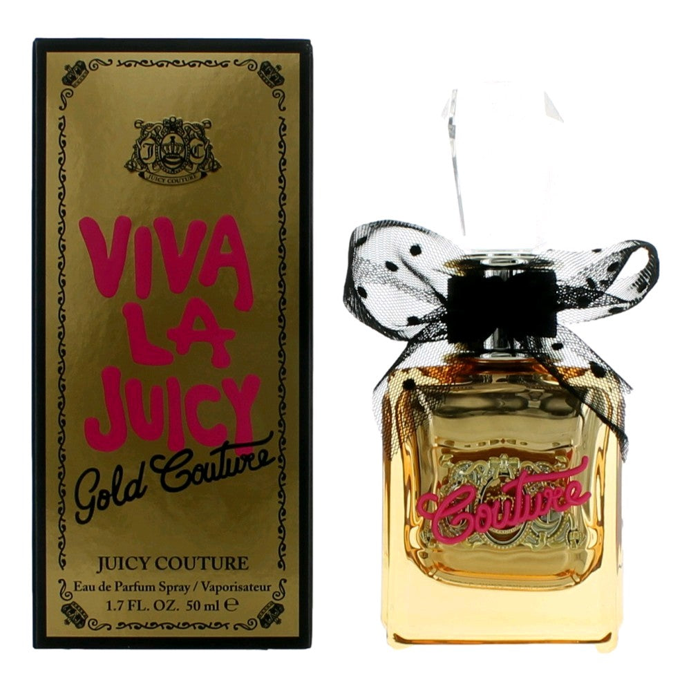 Viva La Juicy Gold Couture by Juicy Couture 1.7 oz Eau de Parfum Spray Perfume for Women